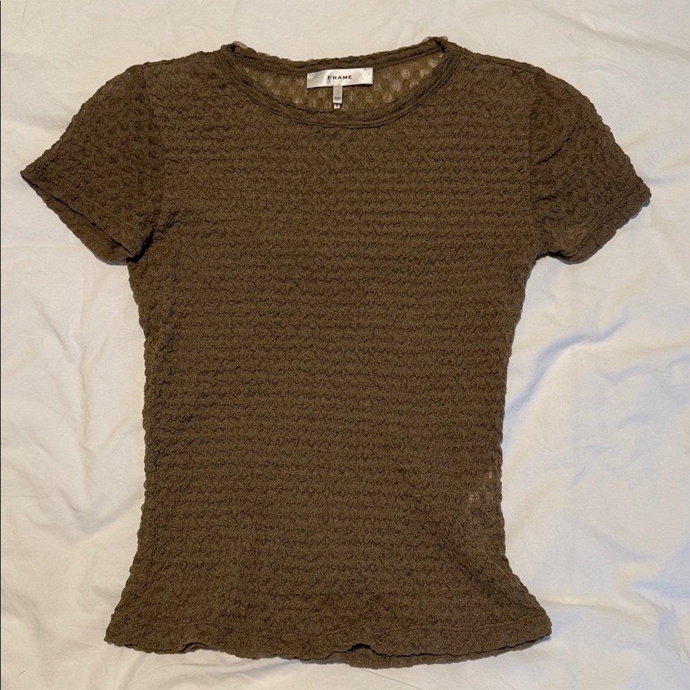 Frame Textured Top - Picture 2 of 6